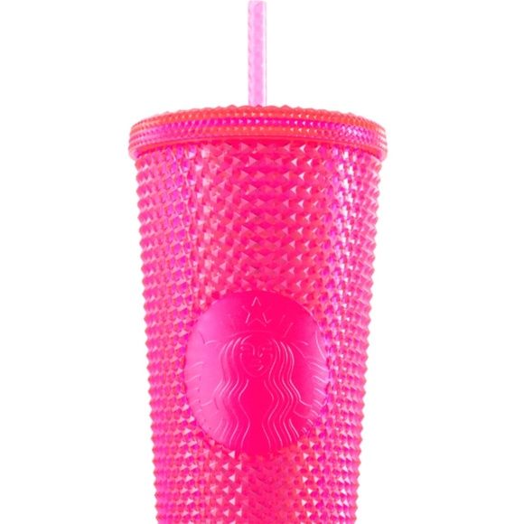 Starbucks 2019 Holiday Hot Pink Spiked Tumbler24oz - Picture 5 of 6